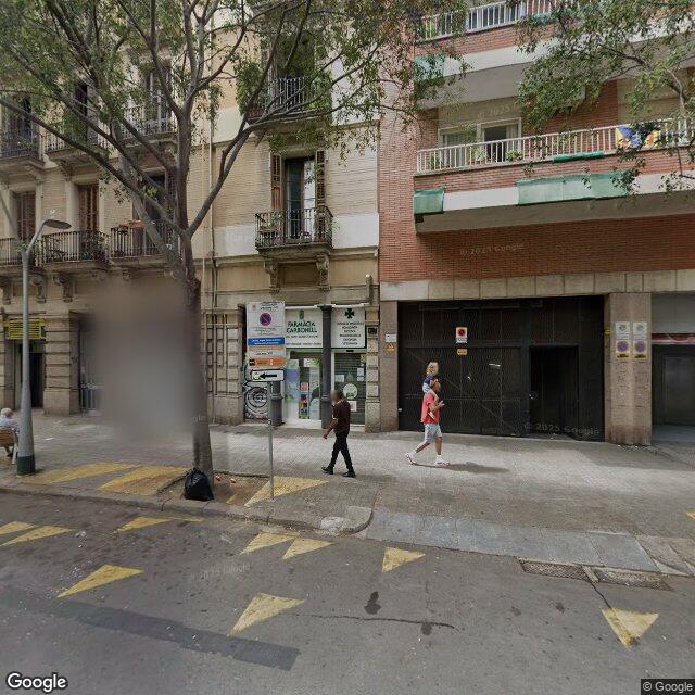 Street view near Farmàcia Carbonell Roger, Guillem in Barcelona