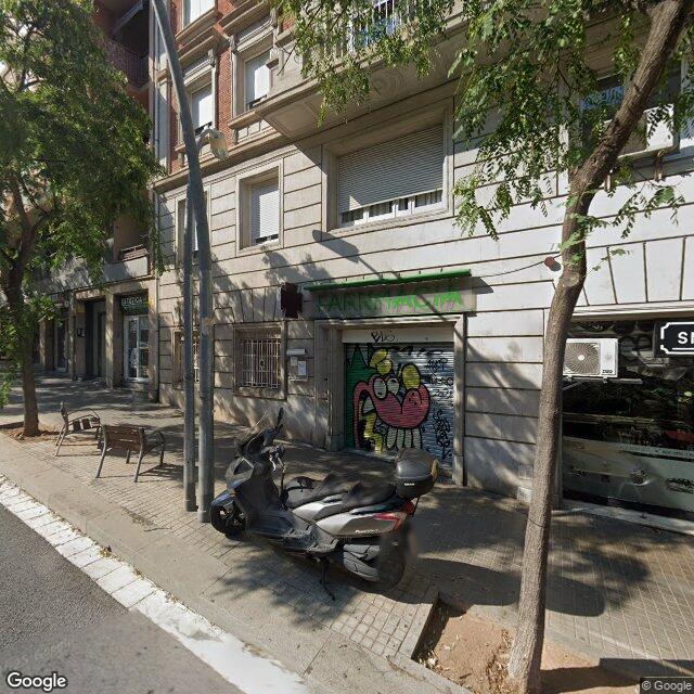 Street view near Farmàcia Cardenal López, Maria Del Carme in Barcelona