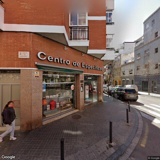 Street view near Farmàcia Carles Melchor Peirats in Barcelona