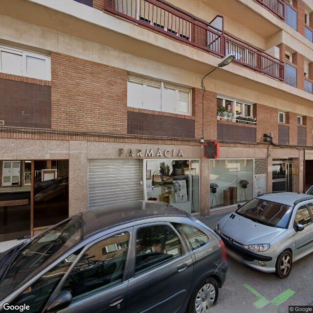 Street view near Farmàcia Casajuana Ribalta, Rita in Barcelona
