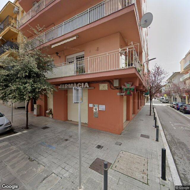 Street view near Farmàcia Casal Vidal, Meritxell in Barcelona