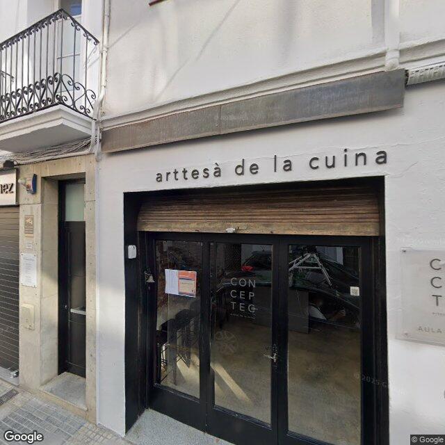 Street view near Farmàcia Castells Aviñó, Genoveva in Barcelona