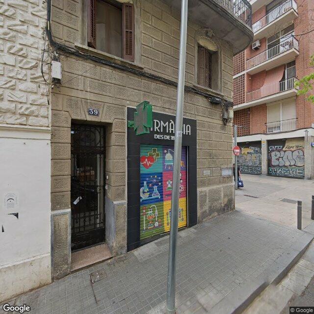 Street view near Farmàcia Catafal Llora, Lourdes in Barcelona