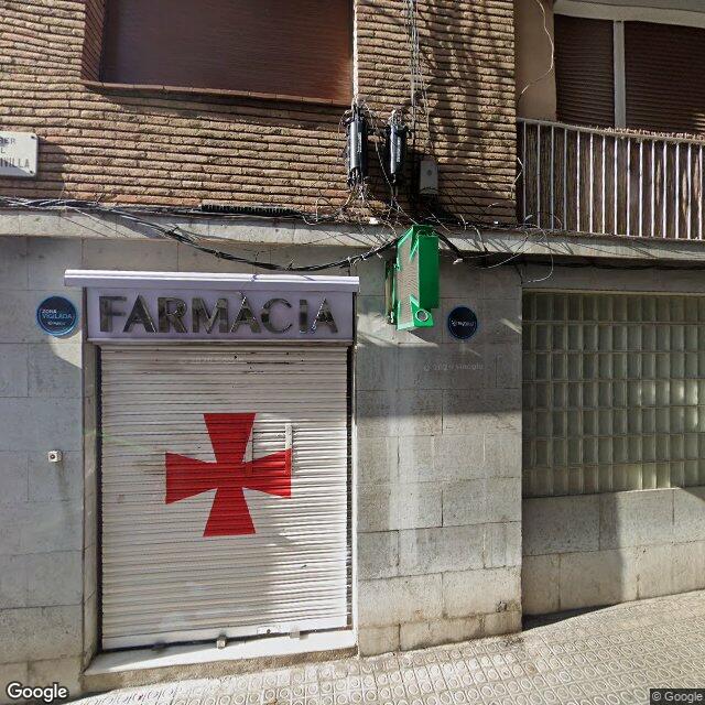 Street view near Farmàcia Codina Vàzquez, M. Victòria in Barcelona