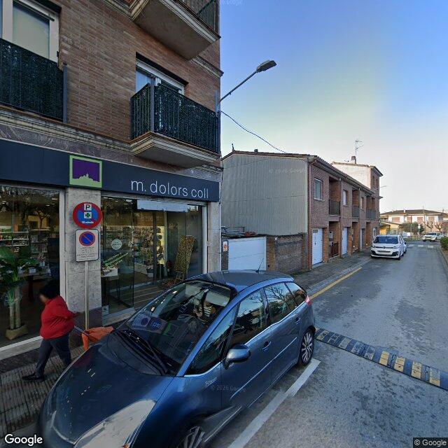 Street view near Farmàcia Coll Teixidor, M.Dolors in Gerona