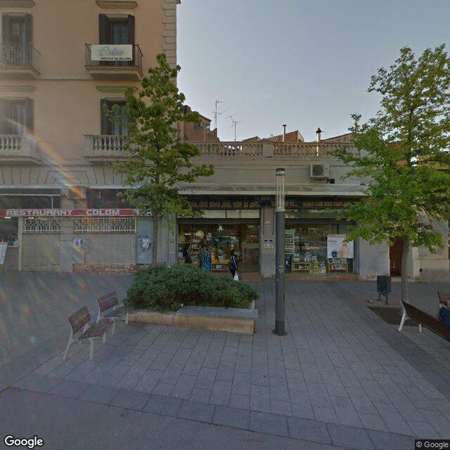 Street view near Farmàcia Crusafont Sabaté, Anna M. in Barcelona