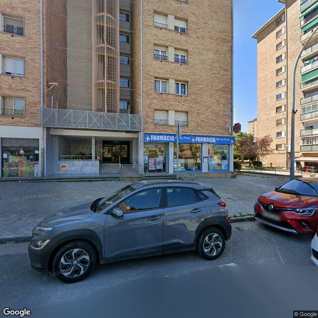 Street view near Farmàcia De La Font in Manresa