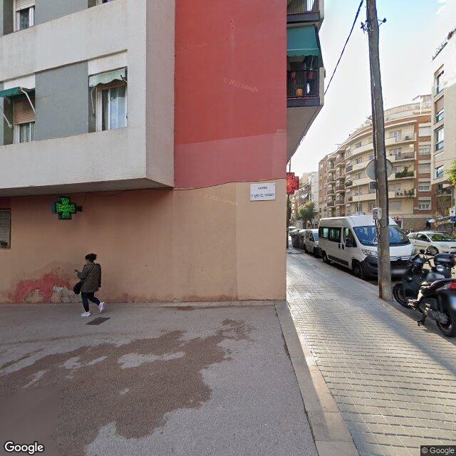 Street view near Farmàcia De Les Aigües in Barcelona