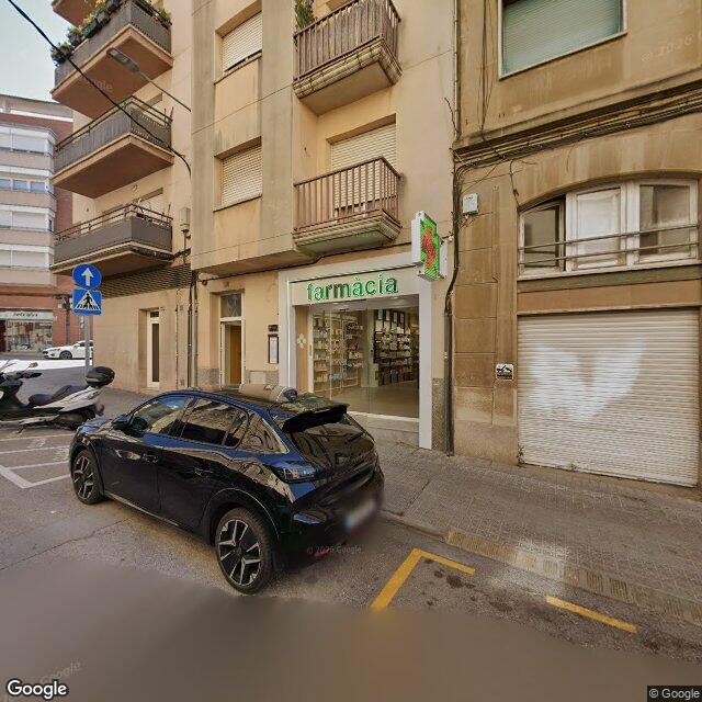 Street view near Farmàcia Del Bruc in Manresa