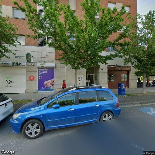 Street view near Farmàcia Delmás Domingo, F. Teresa in Lleida