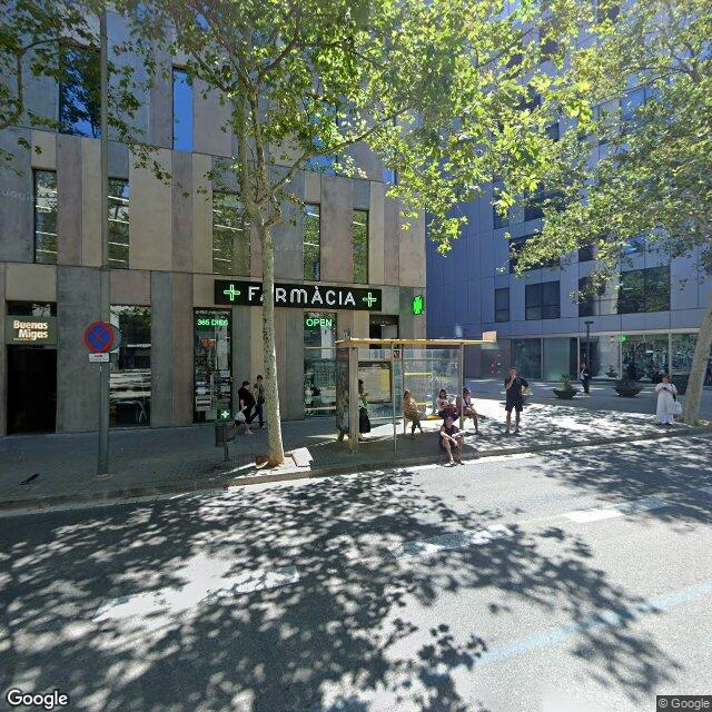 Street view near Farmàcia Diagonal 197 in Barcelona