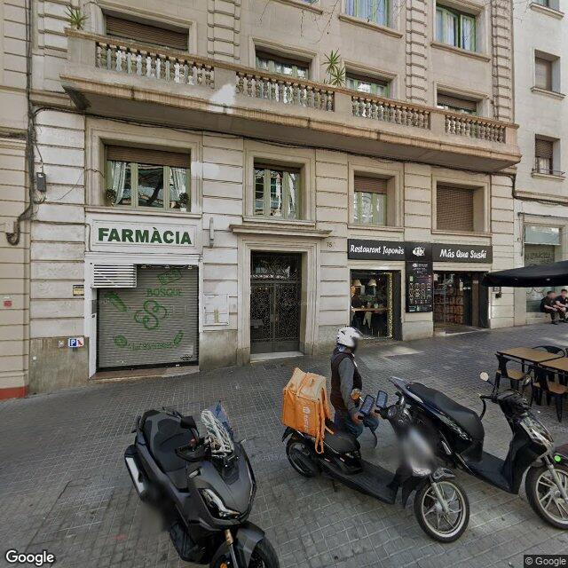 Street view near Farmàcia Dominguez García, Anna Maria in Barcelona
