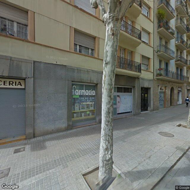 Street view near Farmàcia Duran Pou, Joan in Barcelona