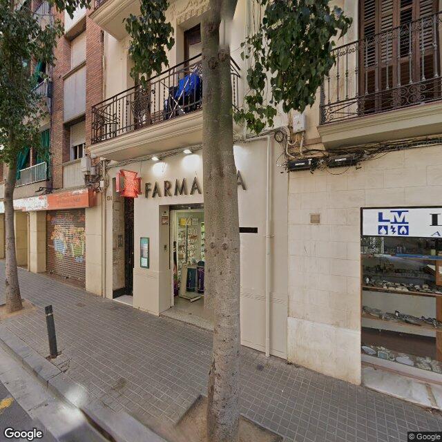 Street view near Farmàcia Elisabet Guañabens Gay in Barcelona