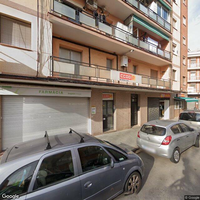 Street view near Farmàcia Fabregat Huesa, Àngela in Barcelona