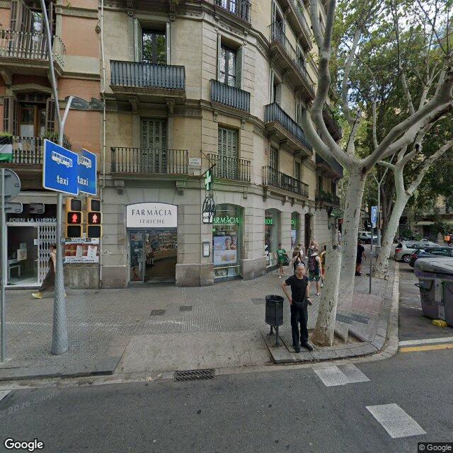Street view near Farmàcia Feriche Bartra, Ivone in Barcelona