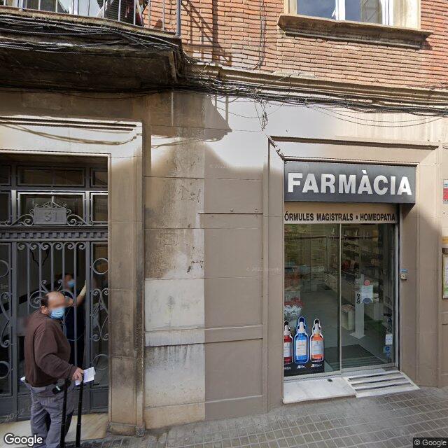 Street view near Farmàcia Fernández López, Concepció in Barcelona