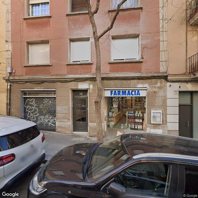 Street view near Farmàcia Fernández Pradas, M. Teresa in Barcelona