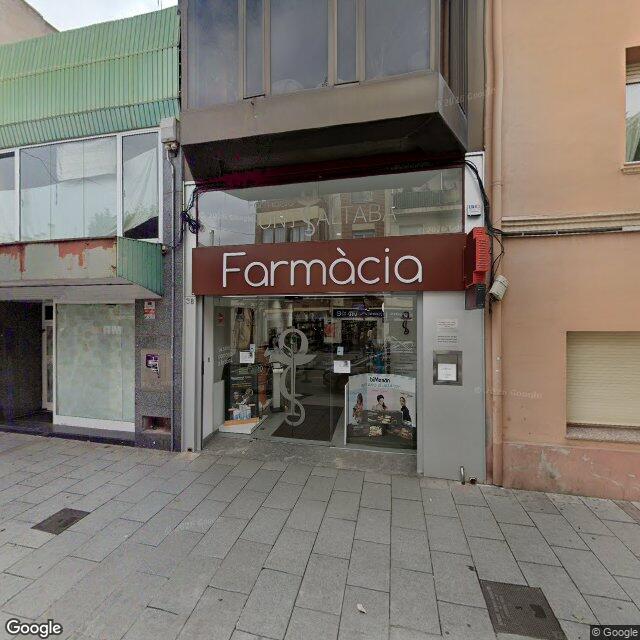 Street view near Farmàcia Font Altaba in Barcelona