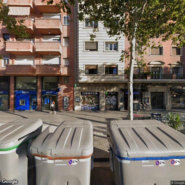 Street view near Farmàcia Fores - Palau in Barcelona