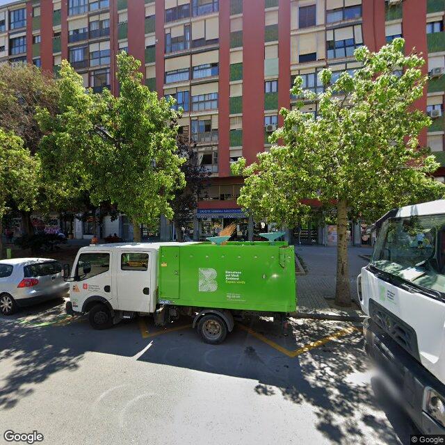 Street view near Farmàcia Frisch Feigl, Margarida in Barcelona
