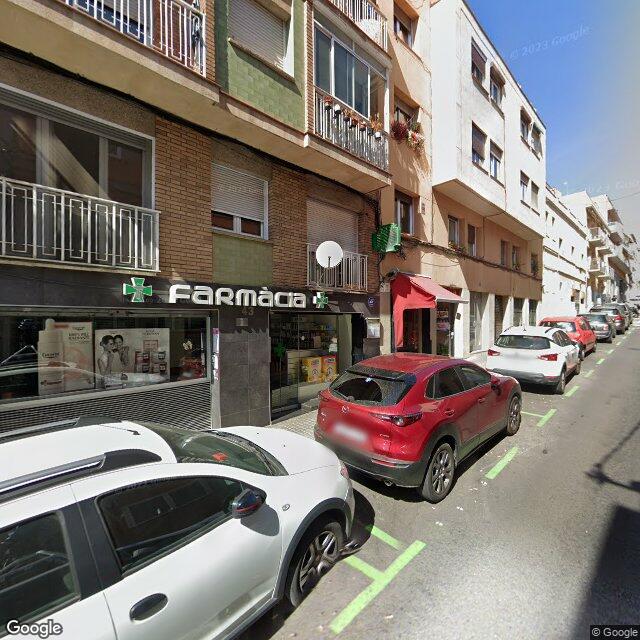 Street view near Farmàcia Fuentes Llobet, Joan in Barcelona