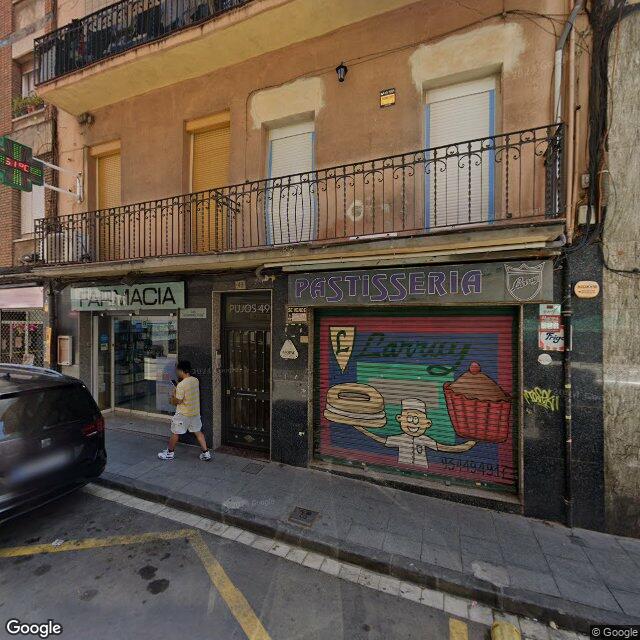 Street view near Farmàcia Gabriel Blasco, Carles Asco in Barcelona
