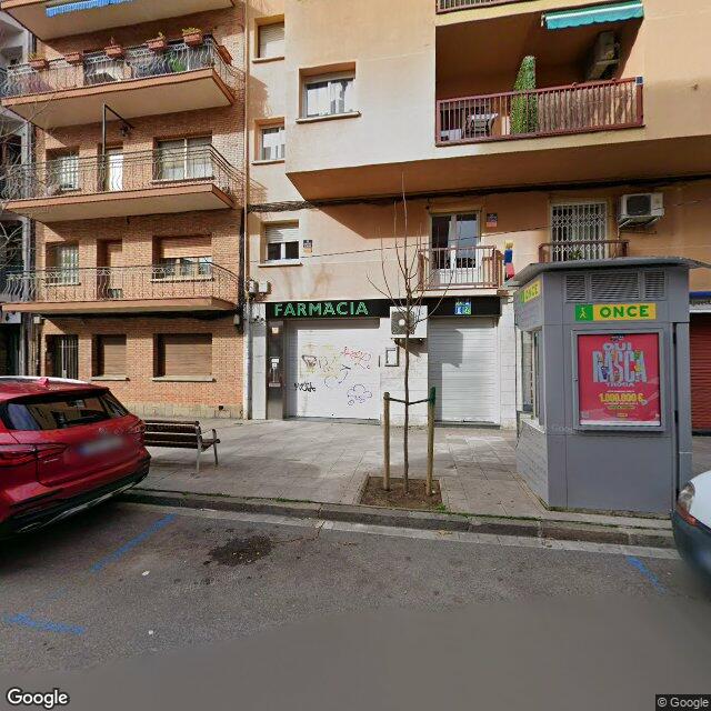 Street view near Farmàcia Galcerán Catafau, Salvador in Barcelona