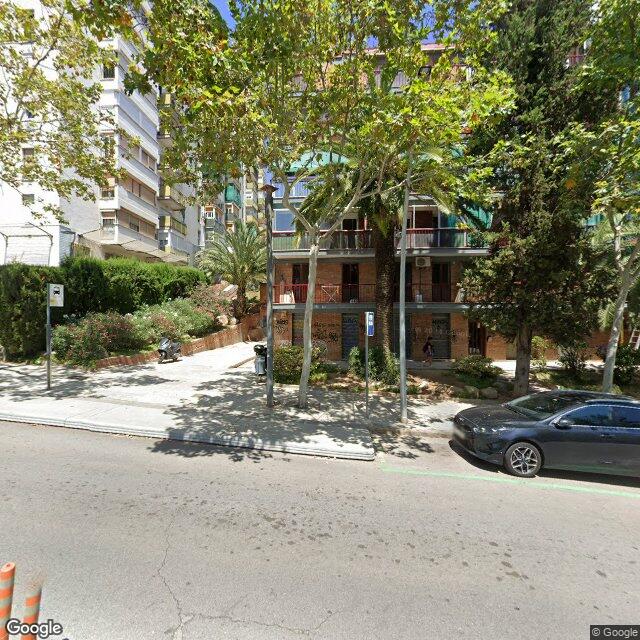 Street view near Farmàcia Galindo-Martín in Barcelona
