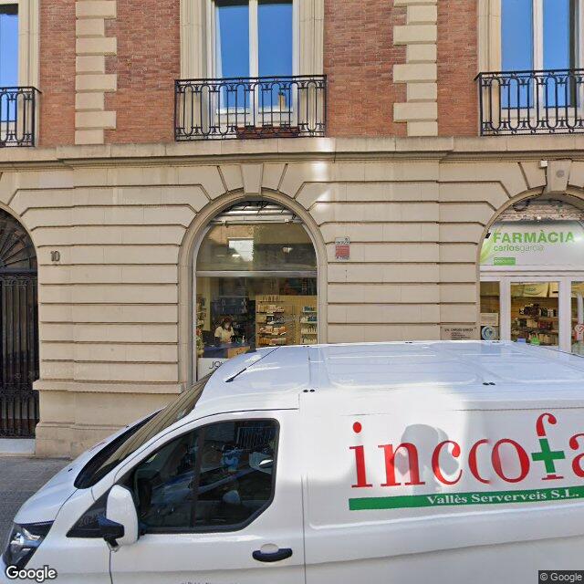 Street view near Farmàcia García Llorente, Carlos in Barcelona