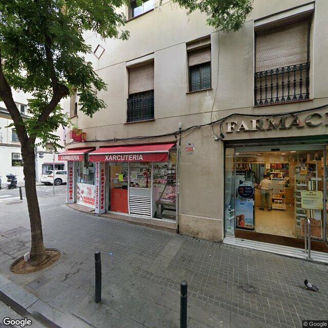 Street view near Farmàcia Garrabé Canet, M. Teresa in Barcelona