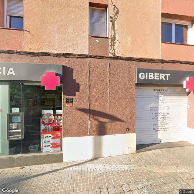 Street view near Farmàcia Gibert in Barcelona