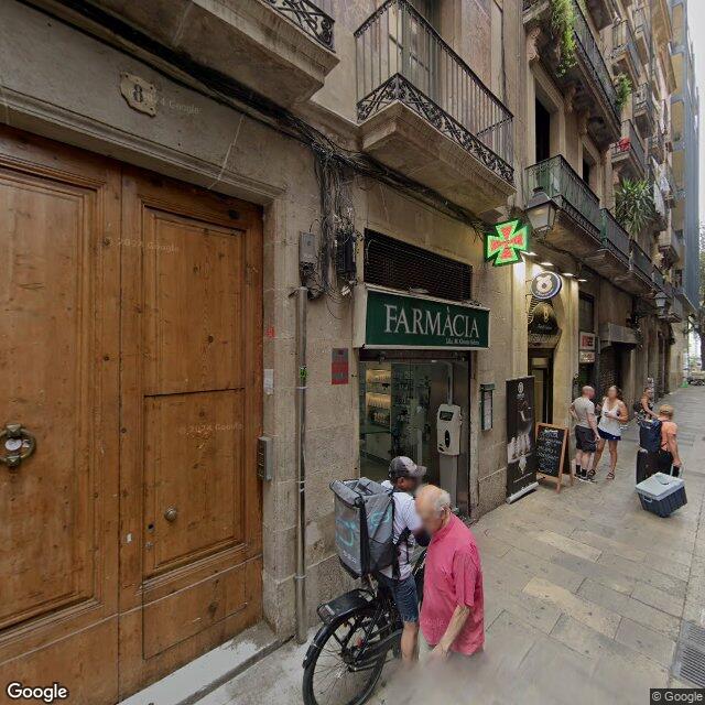 Street view near Farmàcia Gironès Saderra, Montserrat in Barcelona