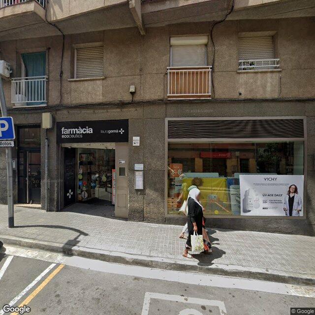 Street view near Farmàcia Gomà Llairó, Laura in Barcelona