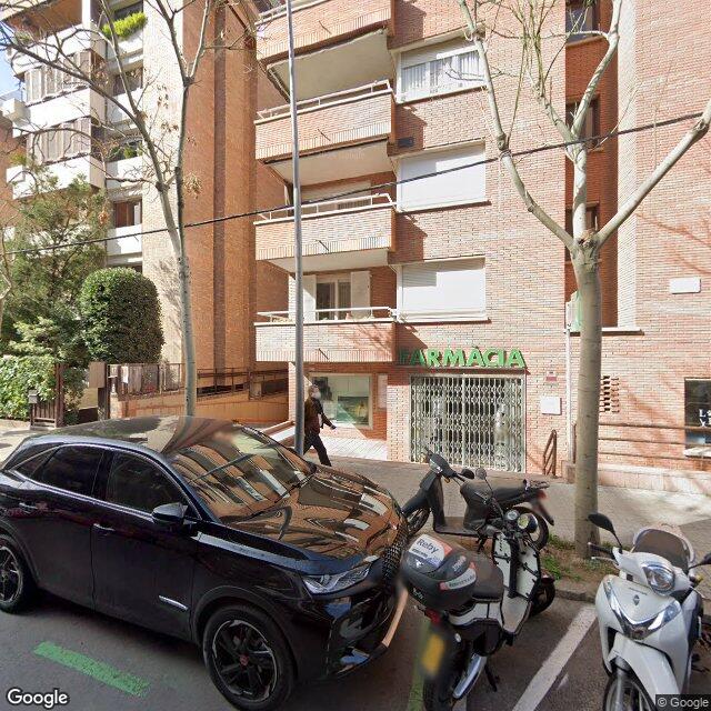 Street view near Farmàcia Granados in Barcelona