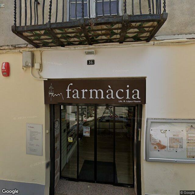 Street view near Farmàcia Guarc in Barcelona