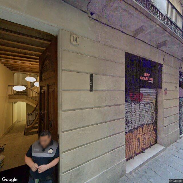 Street view near Farmàcia Guilera Barba, Marc in Barcelona