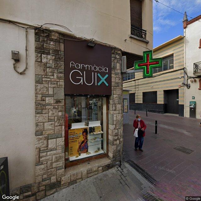 Street view near Farmàcia Guix Mestres, Montserrat in Barcelona