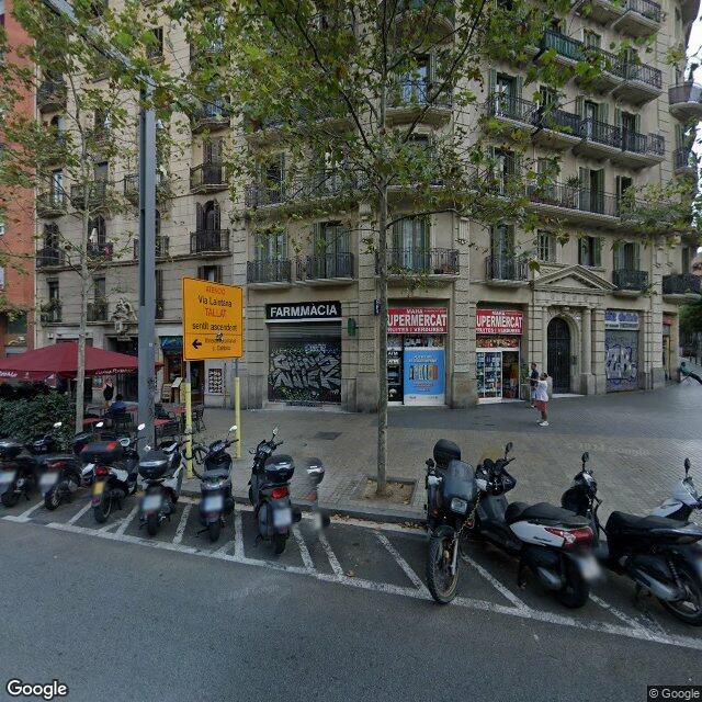 Street view near Farmàcia Iglesias in Barcelona