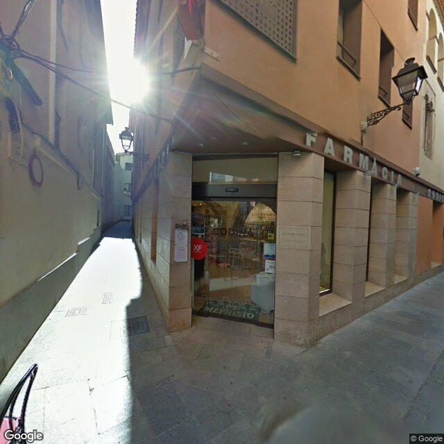 Street view near Farmàcia Isabel Puigoriol Mas in Barcelona