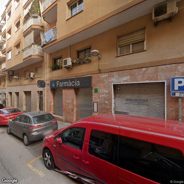 Street view near Farmàcia Júlia Soler López in Barcelona
