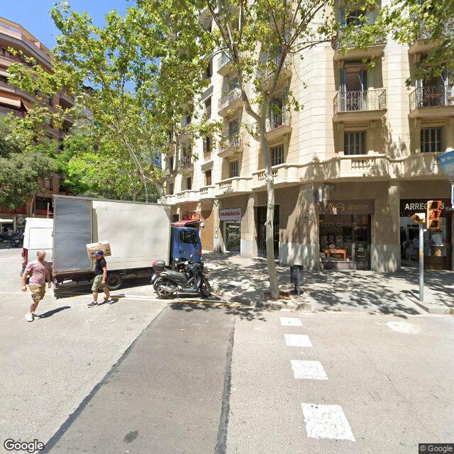 Street view near Farmàcia J. Canals Castelló - M. Canals Colorado in Barcelona