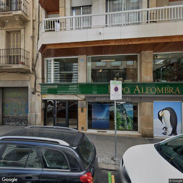 Street view near Farmàcia Jimenez Castelltort, Laura in Barcelona