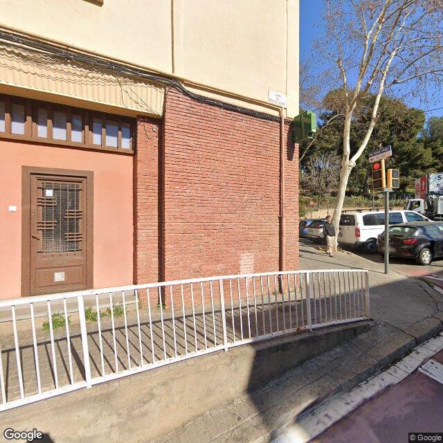Street view near Farmàcia Joan Oliva Duran in Barcelona