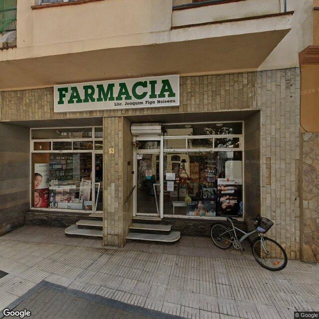 Street view near Farmàcia Joaquim Figa Noiseau in Llançà
