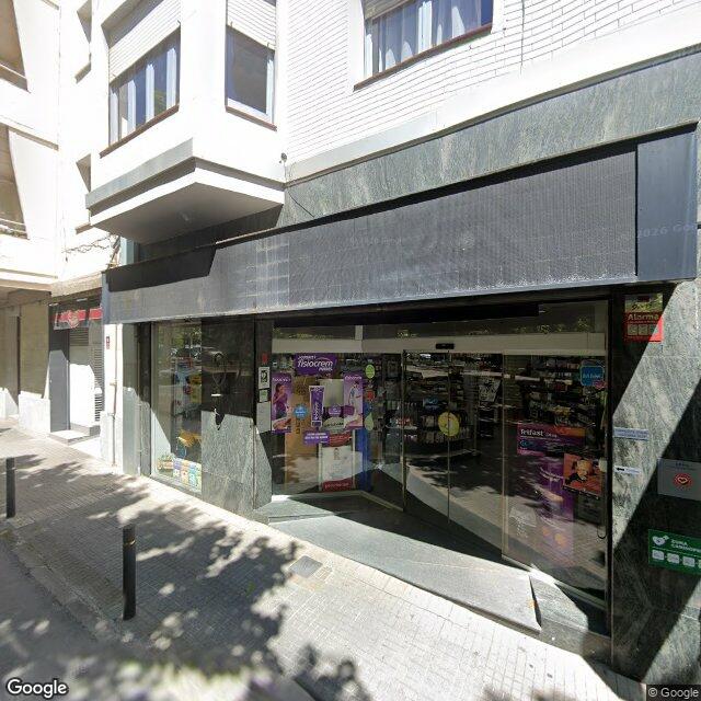Street view near Farmàcia Josep Badia Soler in Barcelona