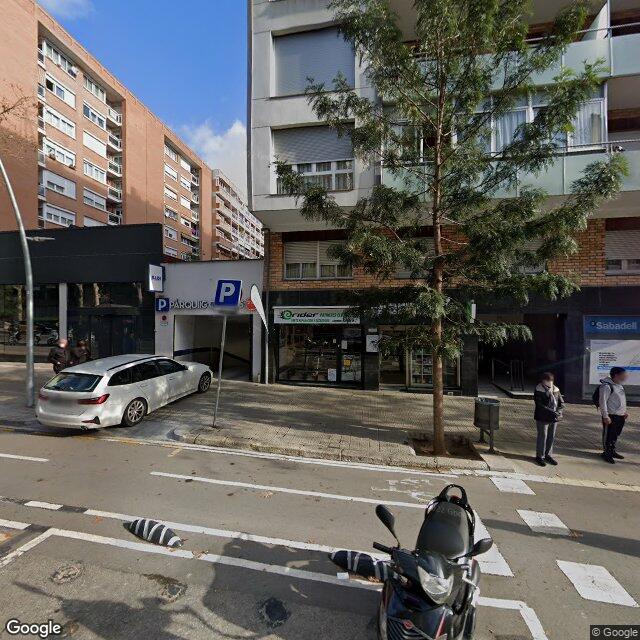 Street view near Farmàcia Josep Fiol Belart in Barcelona