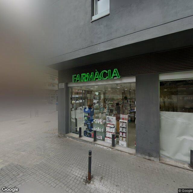 Street view near Farmàcia Josep Maria Planas Pascual in Barcelona