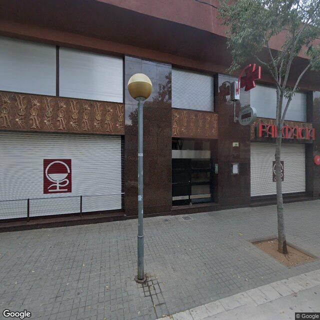 Street view near Farmàcia Josep Salla Fuster in Barcelona