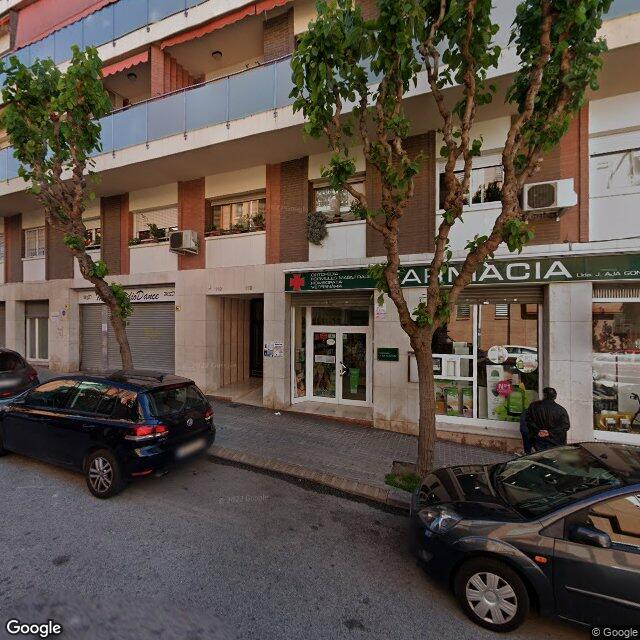 Street view near Farmàcia Juana Aja González in Barcelona